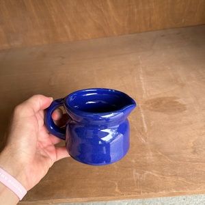 Wheelthrown pottery small pitcher/pourer